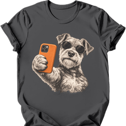 Welsh Terrier Selfie Dog T Shirt Gift For Dog Lover