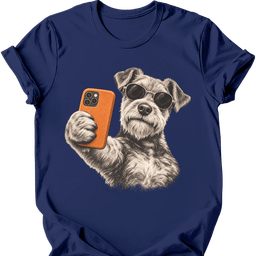 Welsh Terrier Selfie Dog T Shirt Gift For Dog Lover