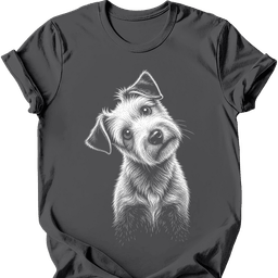 Sealyham Terrier Tilted Dog T Shirt Gift For Dog Lover