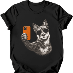 Scottish Terrier Selfie Dog T Shirt Gift For Dog Lover