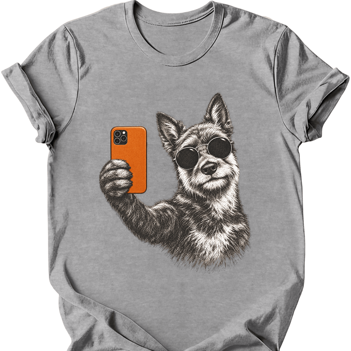 Scottish Terrier Selfie Dog T Shirt Gift For Dog Lover