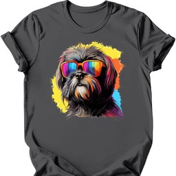 Shih Tzu Top Dog T Shirt Gift For Dog Lover