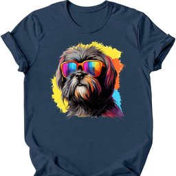 Shih Tzu Top Dog T Shirt Gift For Dog Lover