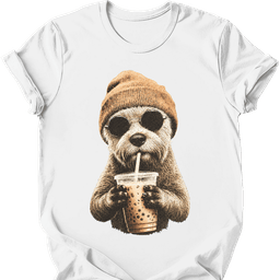 Soft Coated Wheaten Hipster Dog T Shirt Gift For Dog Lover