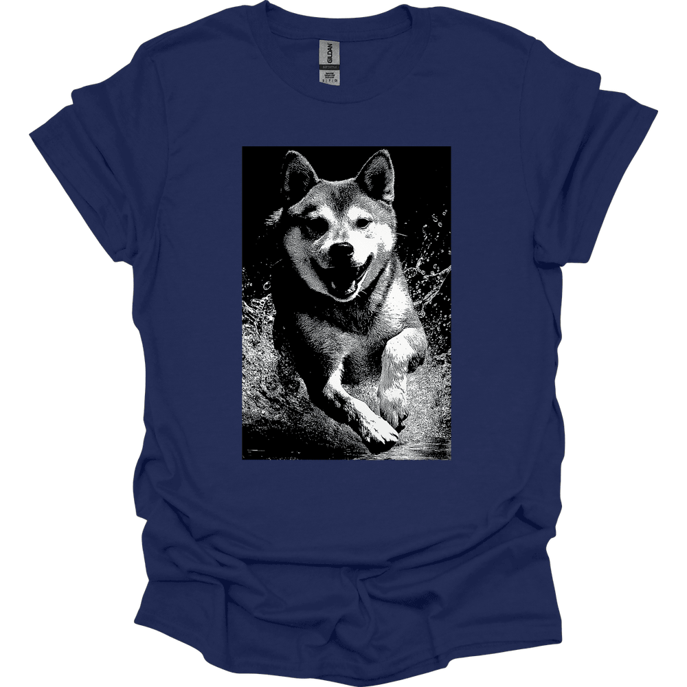 Shiba Inu Puddle Dog T Shirt Gift For Dog Lover