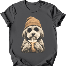 Sheepadoodle Hipster Dog T Shirt Gift For Dog Lover