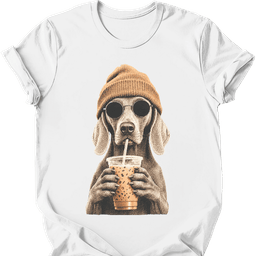 Weimaraner Hipster Dog T Shirt Gift For Dog Lover