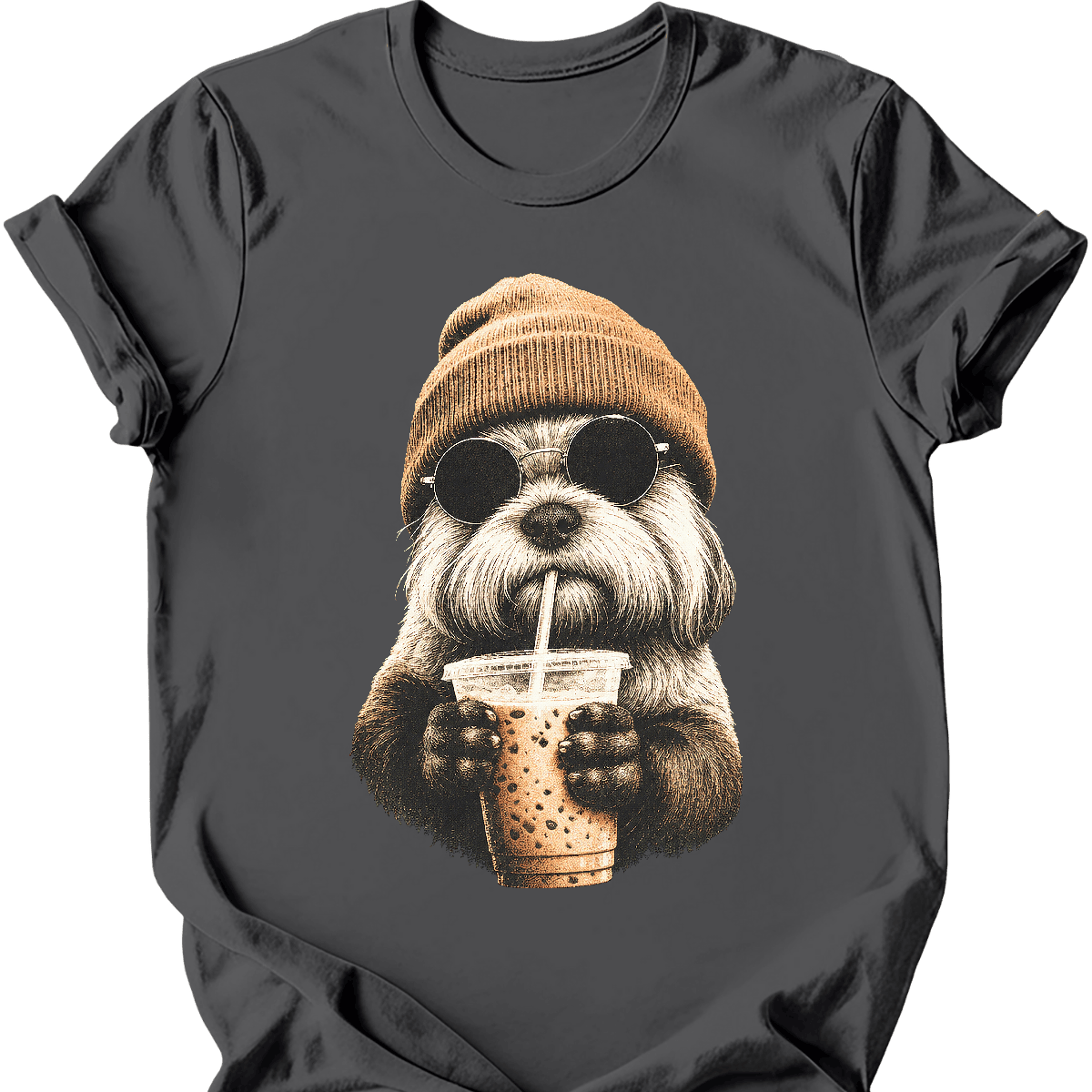 Shih Tzu Hipster Dog T Shirt Gift For Dog Lover