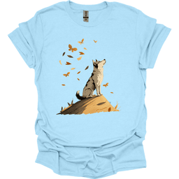 Siberian Husky Fall Dog T Shirt Gift For Dog Lover