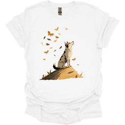Siberian Husky Fall Dog T Shirt Gift For Dog Lover