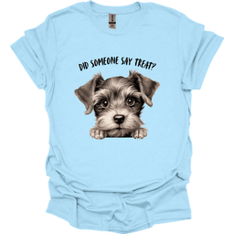 Schnauzer Did Someone Say Treat T Shirt Gift For Dog Lover