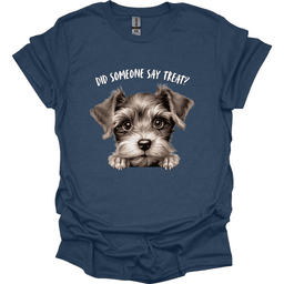 Schnauzer Did Someone Say Treat T Shirt Gift For Dog Lover