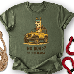 No Probllama T Shirt Gift For Offroad Enthusiast
