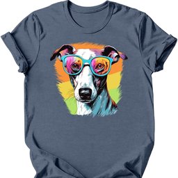 Whippet Top Dog T Shirt Gift For Dog Lover