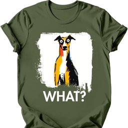 Whippet What Dog T Shirt Gift For Dog Lover