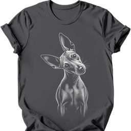Xoloitzcuintli Tilted Dog T Shirt Gift For Dog Lover