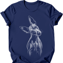 Xoloitzcuintli Tilted Dog T Shirt Gift For Dog Lover