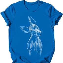 Xoloitzcuintli Tilted Dog T Shirt Gift For Dog Lover