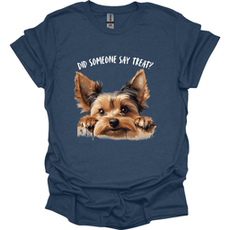 Yorkshire Did Someone Say Treat T Shirt Gift For Dog Lover