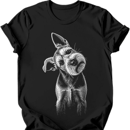 Welsh Terrier Tilted Dog T Shirt Gift For Dog Lover