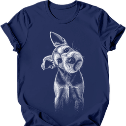 Welsh Terrier Tilted Dog T Shirt Gift For Dog Lover