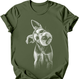 Welsh Terrier Tilted Dog T Shirt Gift For Dog Lover