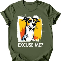 Whippet Excuse Me Dog T Shirt Gift For Dog Lover