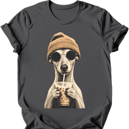 Whippet Hipster Dog T Shirt Gift For Dog Lover