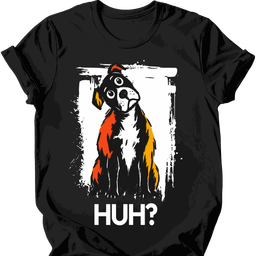 Staffordshire Pit Bull Huh Dog T Shirt Gift For Dog Lover