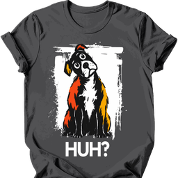 Staffordshire Pit Bull Huh Dog T Shirt Gift For Dog Lover