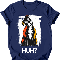 Staffordshire Pit Bull Huh Dog T Shirt Gift For Dog Lover
