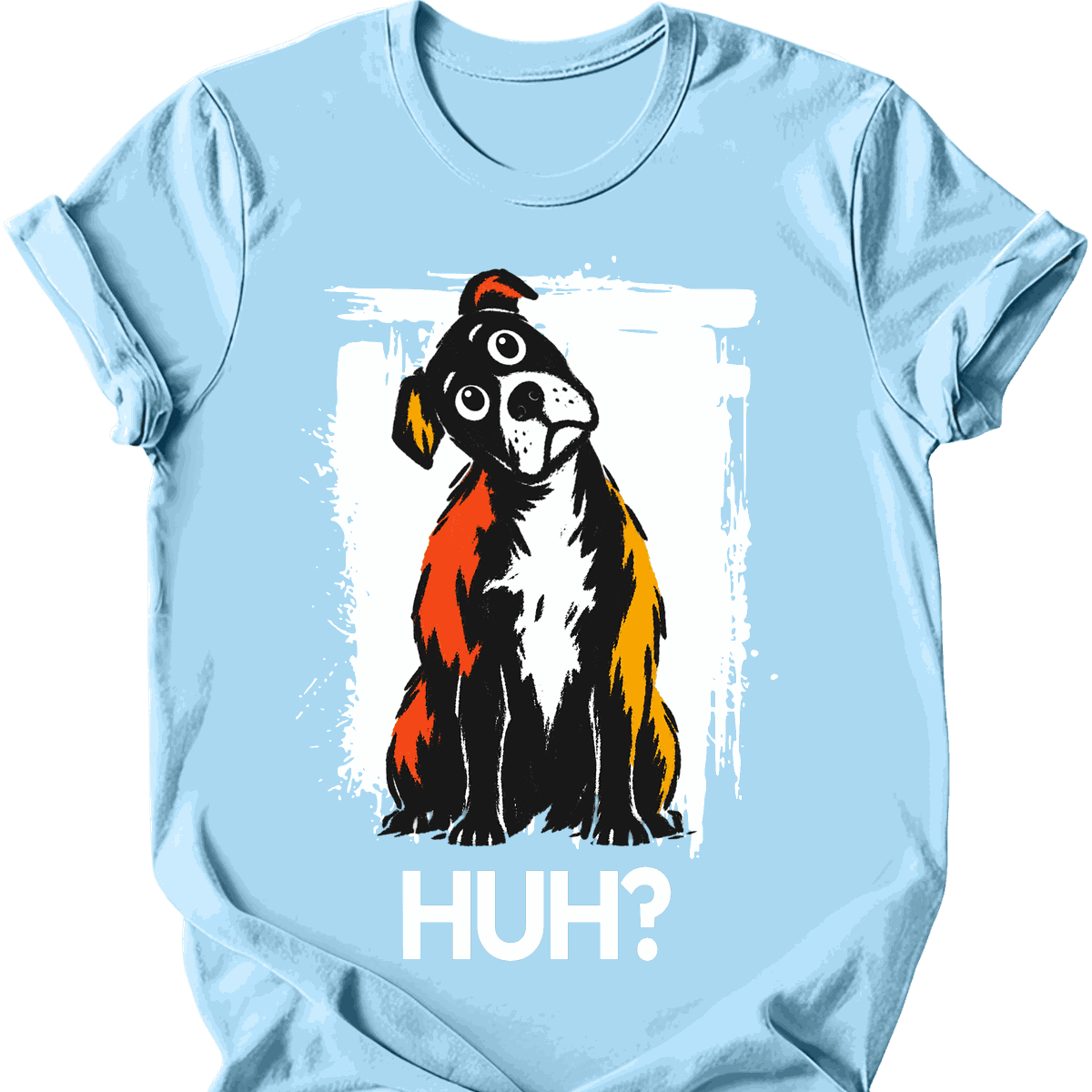 Staffordshire Pit Bull Huh Dog T Shirt Gift For Dog Lover