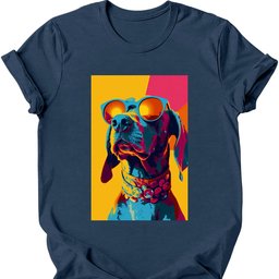 Weimaraner Punk Dog T Shirt Gift For Dog Lover