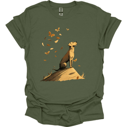 Vizsla Fall Dog T Shirt Gift For Dog Lover