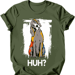 Weimaraner Huh Dog T Shirt Gift For Dog Lover