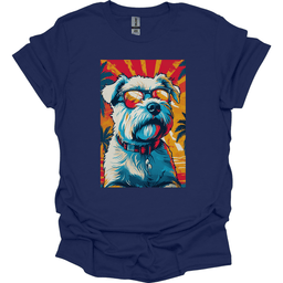 West Highland White Terrier Summer Dog T Shirt Gift For Dog Lover