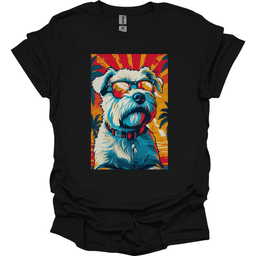 West Highland White Terrier Summer Dog T Shirt Gift For Dog Lover