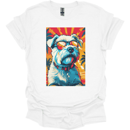 West Highland White Terrier Summer Dog T Shirt Gift For Dog Lover