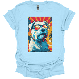 West Highland White Terrier Summer Dog T Shirt Gift For Dog Lover