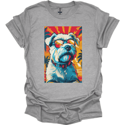 West Highland White Terrier Summer Dog T Shirt Gift For Dog Lover
