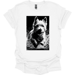 West Highland White Terrier Puddle Dog T Shirt Gift For Dog Lover