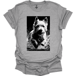 West Highland White Terrier Puddle Dog T Shirt Gift For Dog Lover
