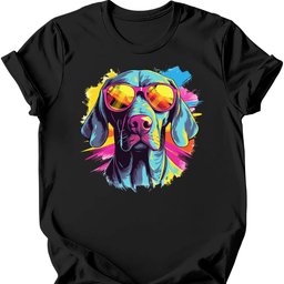 Weimaraner Top Dog T Shirt Gift For Dog Lover
