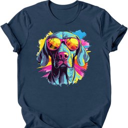 Weimaraner Top Dog T Shirt Gift For Dog Lover