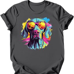 Weimaraner Top Dog T Shirt Gift For Dog Lover