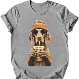 Vizsla Hipster Dog T Shirt Gift For Dog Lover