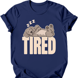 Weimaraner Tired Dog T Shirt Gift For Dog Lover