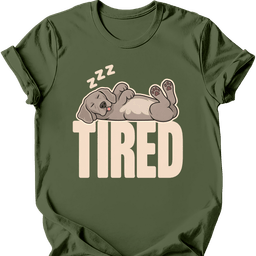Weimaraner Tired Dog T Shirt Gift For Dog Lover