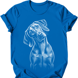 Vizsla Tilted Dog T Shirt Gift For Dog Lover