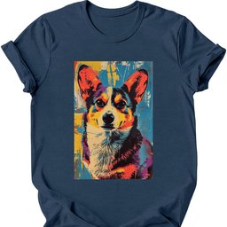 Welsh Corgi Punk Dog T Shirt Gift For Dog Lover